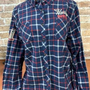 Women’s Harley-Davidson plaid flannel shirt
